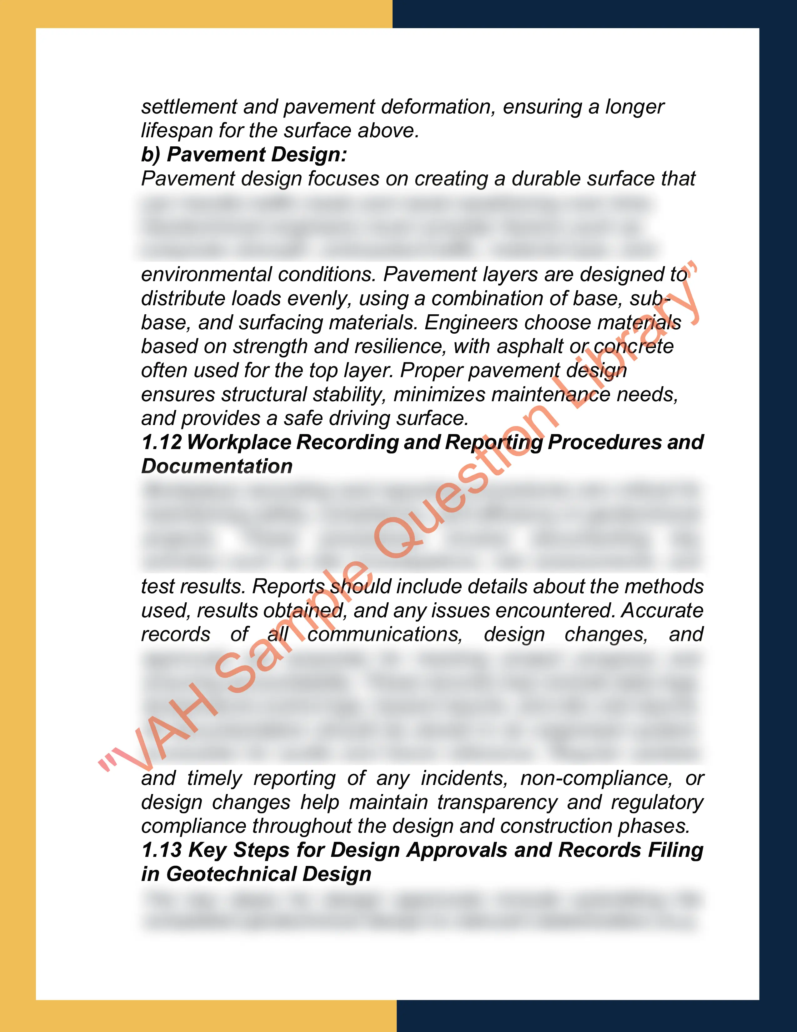Sample Solution for RIICWD507D - Prepare detailed geotechnical design 8
